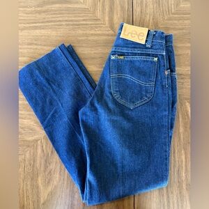 Vintage 60s 70s Lee Riders Dark Indigo Denim Jeans. Vintage size 5 25x28